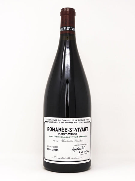 ROMANÉE-ST-VIVANT 2015 空瓶 2015 Domaine de la Romanee-Conti, Romanee-Saint-Vivant Grand Cru