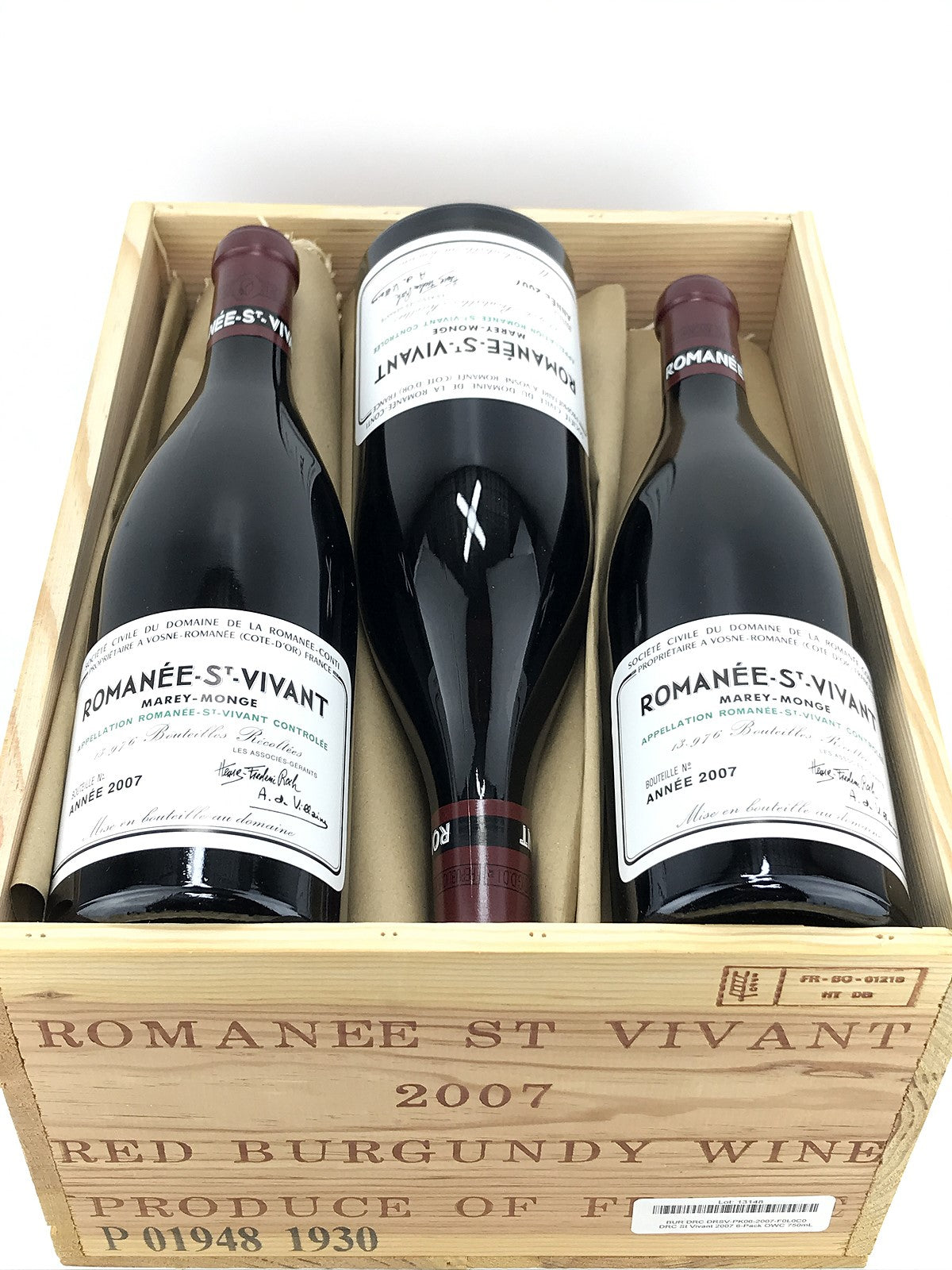U*.様 ROMANEE-ST-VIVANT 2007 BURDRCDRSV-PK06-2007-