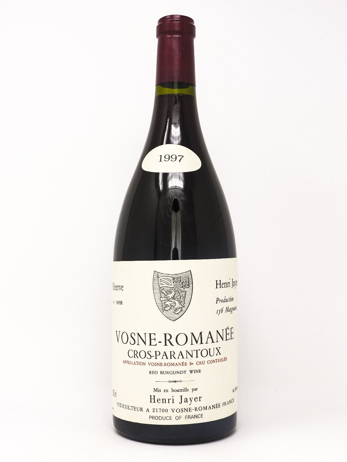 1997 Henri Jayer, Vosne-Romanee Premier Cru, Cros Parantoux