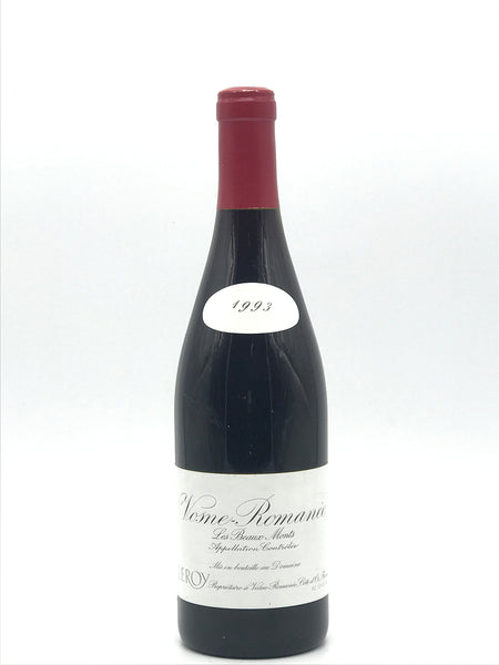 1993 Domaine Leroy, Vosne-Romanee Premier Cru, Les Beaux Monts, Bottle