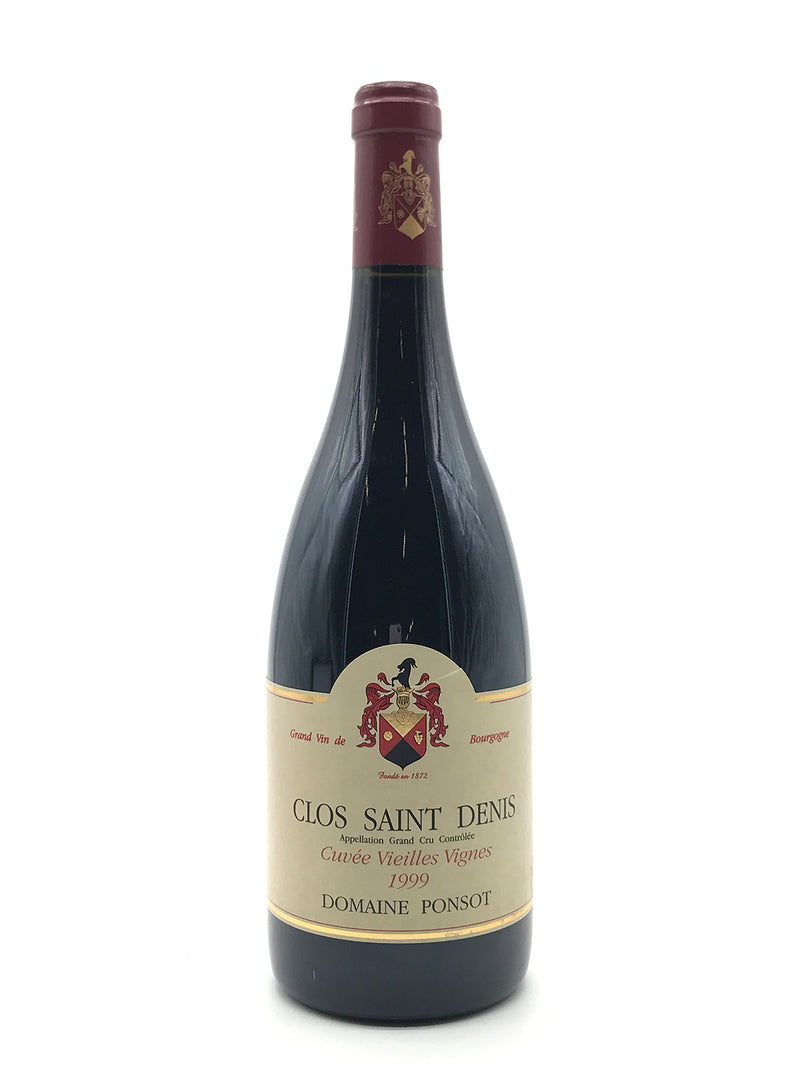 1999 Domaine Ponsot, Clos Saint-Denis Grand Cru, Cuvee Vieilles Vignes, Bottle (750ml)