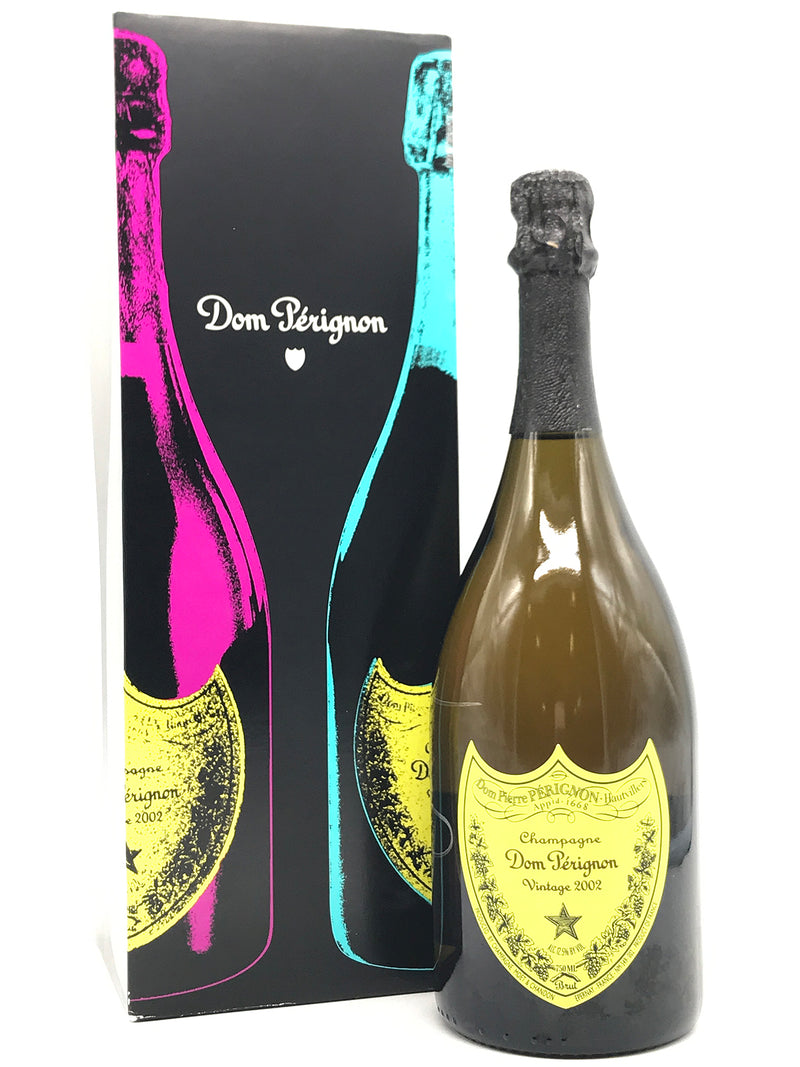 2002 Dom Perignon, Andy Warhol Tribute Label Yellow, Bottle (750ml) [G