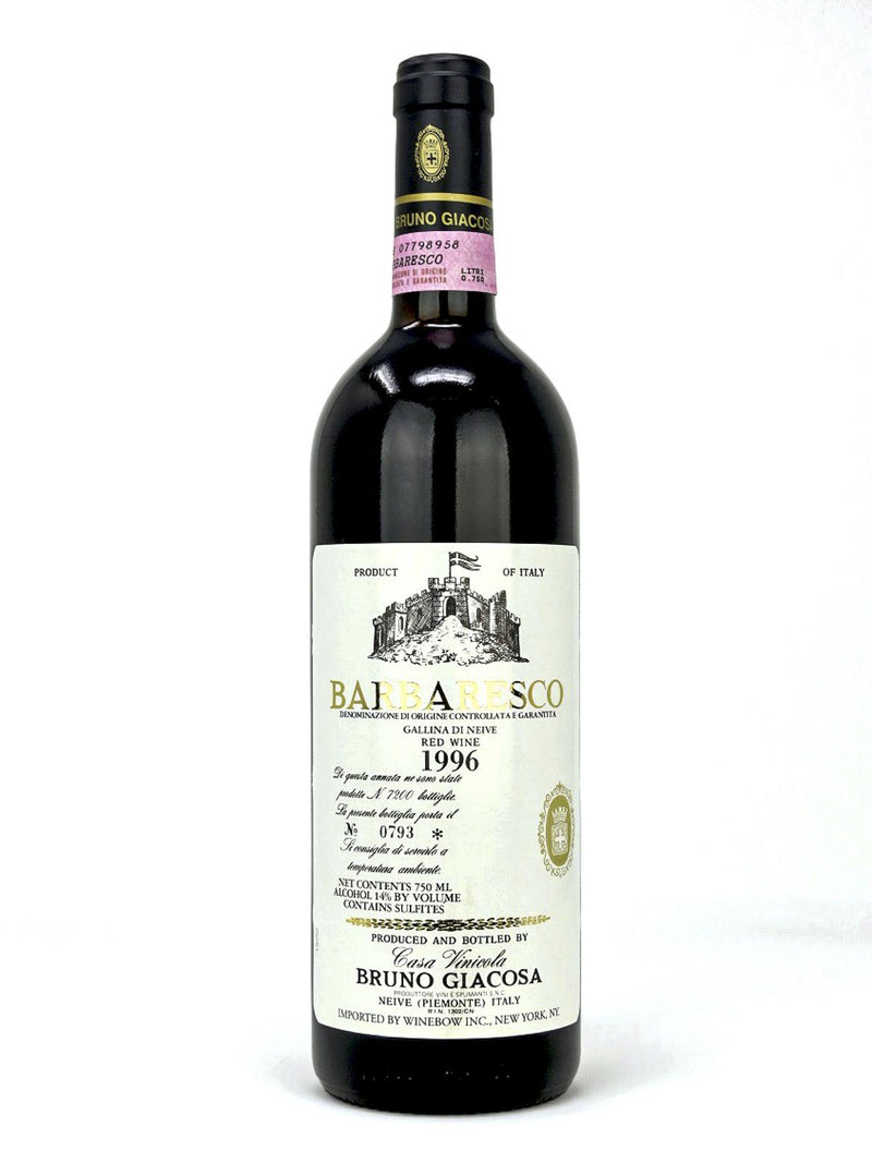 1996 Bruno Giacosa, Barbaresco, Gallina di Neive