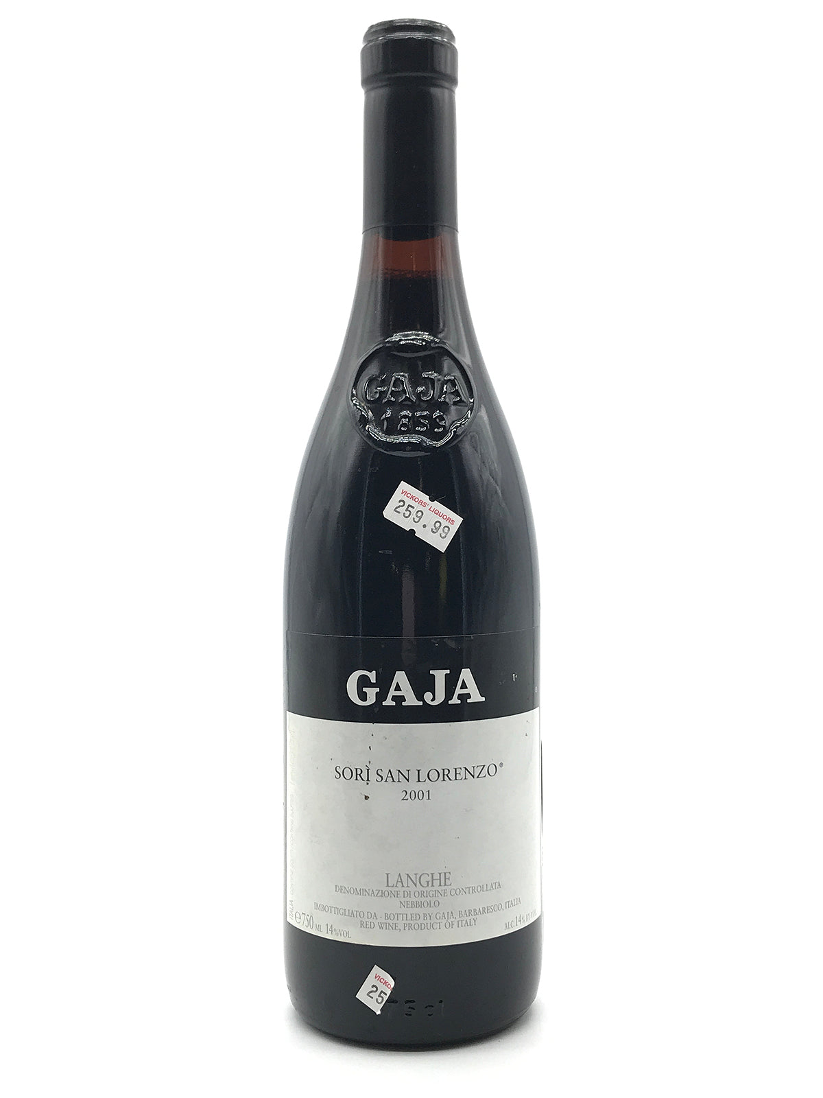 2001 Gaja Sori San Lorenzo, Langhe-Barbaresco, Piedmont, Bottle (750ml