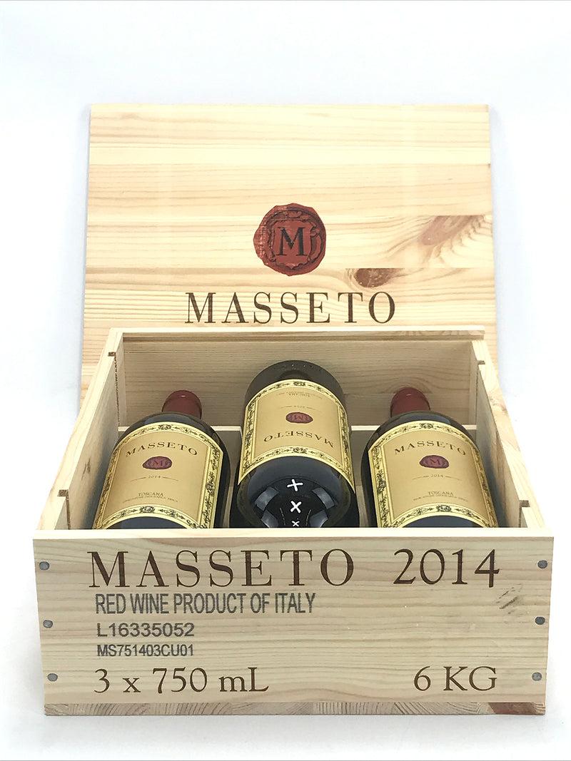 2014 Masseto Toscana, Tuscany, Case of 3 Btls