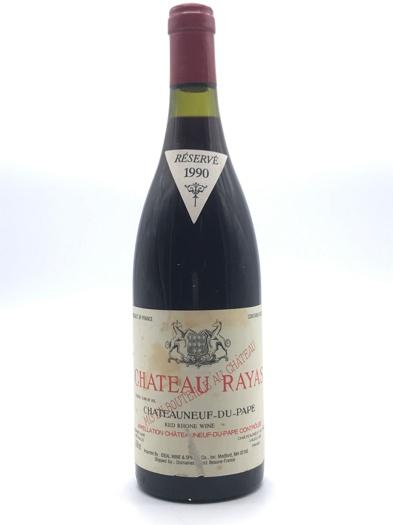 1990 Chateau Rayas, Chateauneuf du Pape, Bottle (750ml) [Slightly Soiled Label]