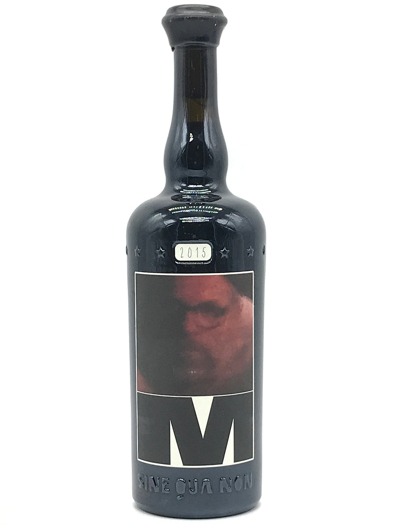 2015 Sine Qua Non, M Syrah, Sta. Rita Hills, Bottle (750ml) [tissue stained label]