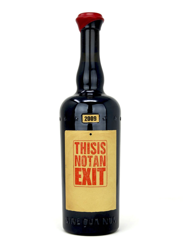 2009 Sine Qua Non, This Is Not An Exit, Sta. Rita Hills, Bottle (750ml)