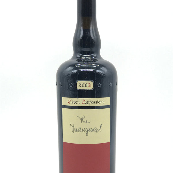 シネクアノン　ザ·イノーギュラル·イレブン コンフェッションズ·シラーズ2003 2003 Sine Qua Non 'The Inaugural' Syrah, Sta Rita Hills, USA