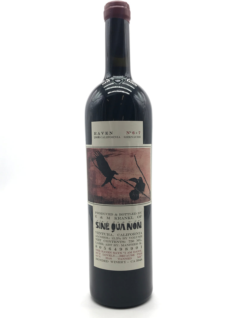 2006 Sine Qua Non, Raven No9 Grenache, California, Bottle (750ml)