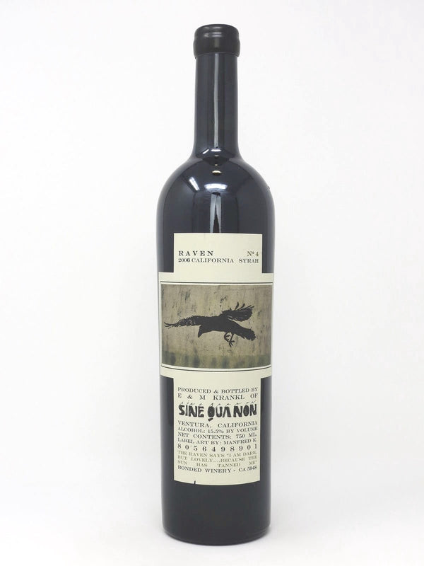 2006 Sine Qua Non, Raven No10 Syrah, California, Bottle (750ml)