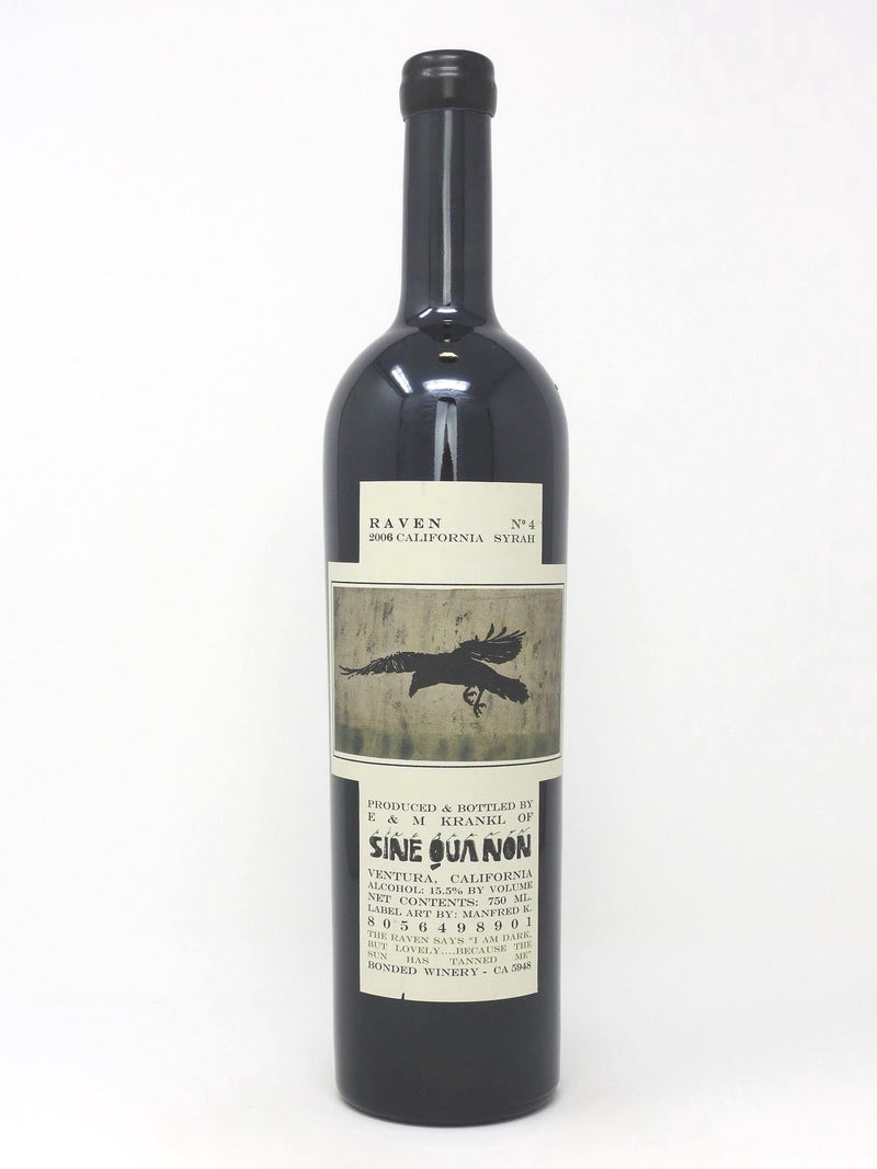2006 Sine Qua Non, Raven No10 Syrah, California, Bottle (750ml)