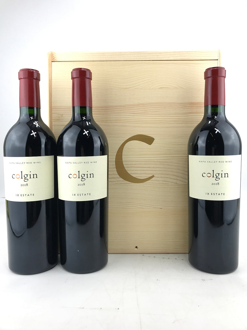 2018 Colgin Cellars, IX Estate Red, Napa Valley, Case of 3 Btls