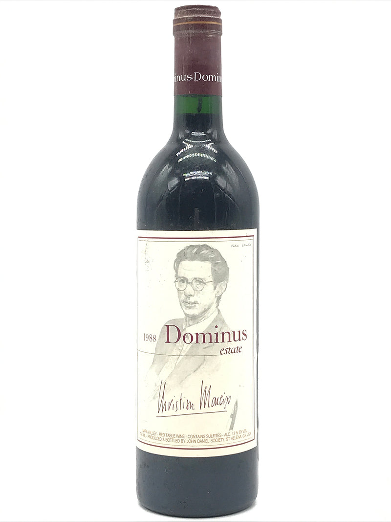 Dominus Rear Label 1988 Dominus Estate, Christian Moueix, Napa Valley, Bottle (750ml) [Sl
