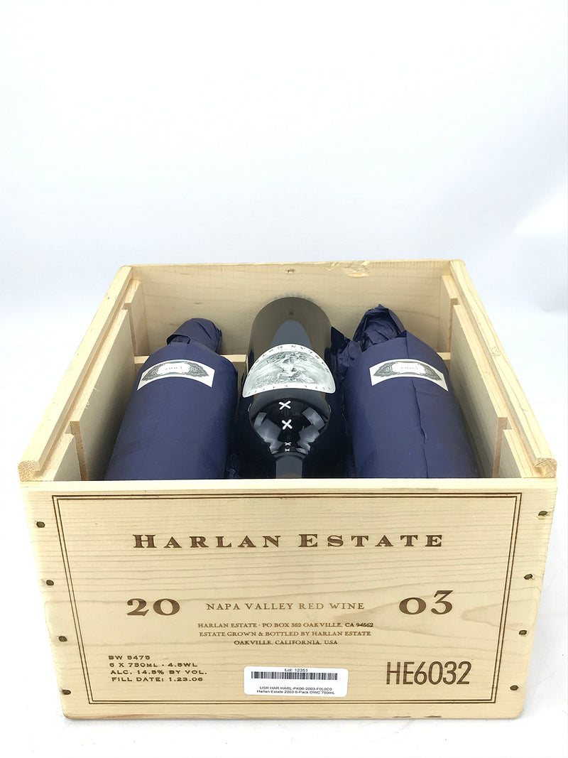 2003 Harlan Estate, Napa Valley, Case of 6 btls