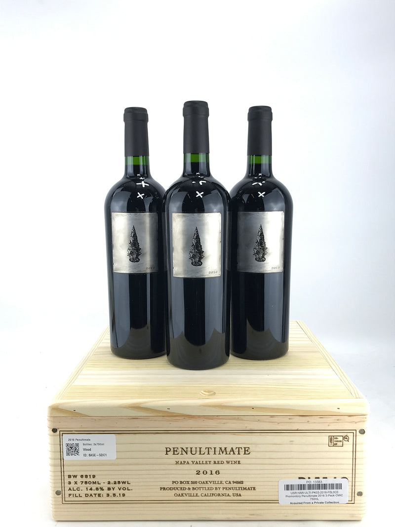 2016 Promontory, Penultimate Assortment Case, Napa Valley, Case of 3 Btls