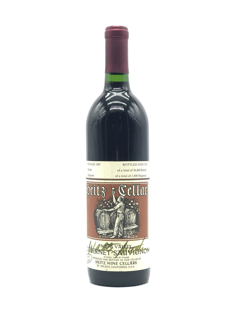 1987 Heitz Cellar, Martha's Vineyard Cabernet Sauvignon, Napa Valley, Bottle (750ml) [signed by Walter Matthau]