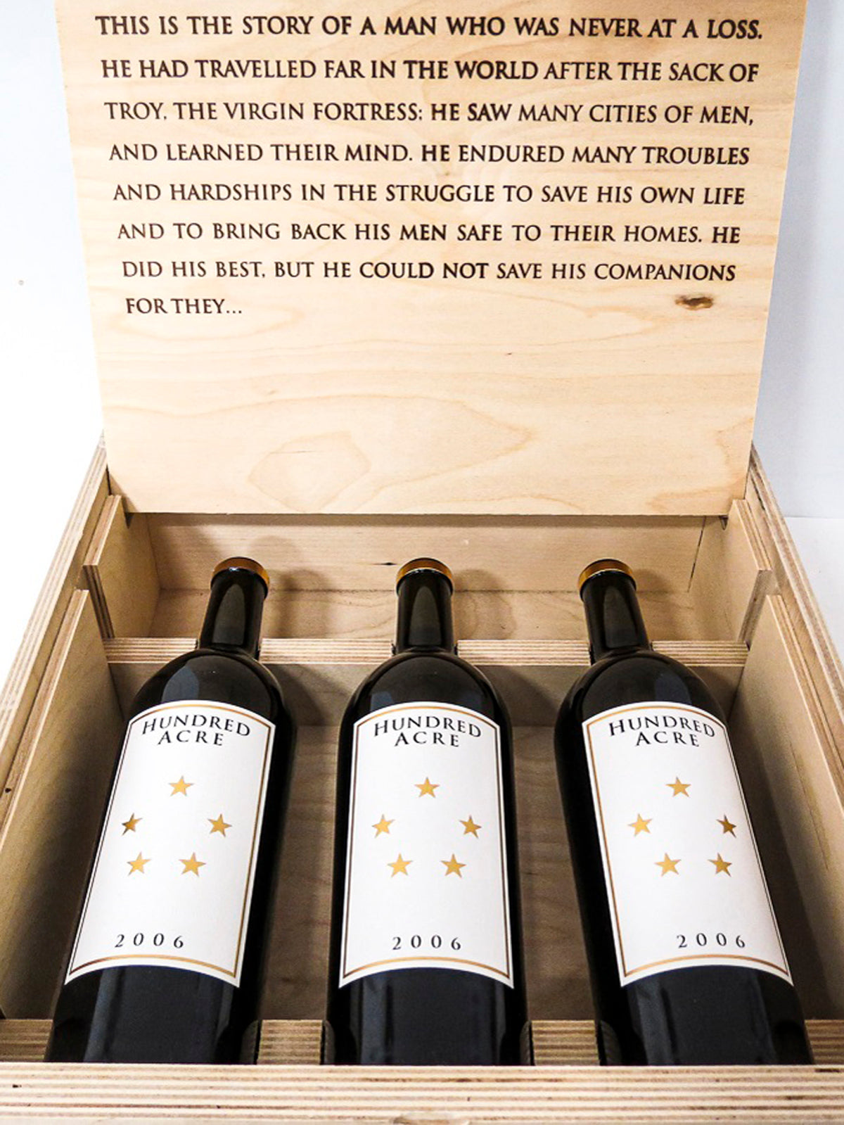 2006 Hundred Acre, The Ark Vineyard, Napa Valley, Case of 3 Btls