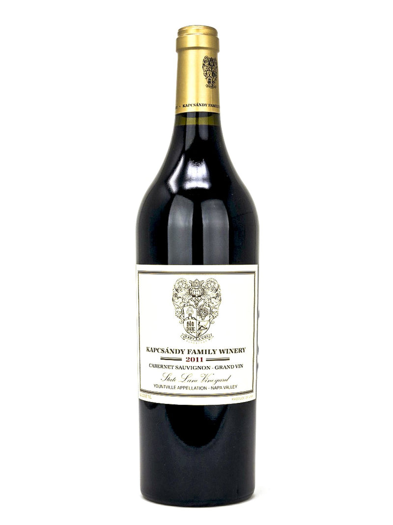 2011 Kapcsandy Family Winery, State Lane Vineyard Grand Vin Cabernet Sauvignon, Yountville, Bottle (750ml)