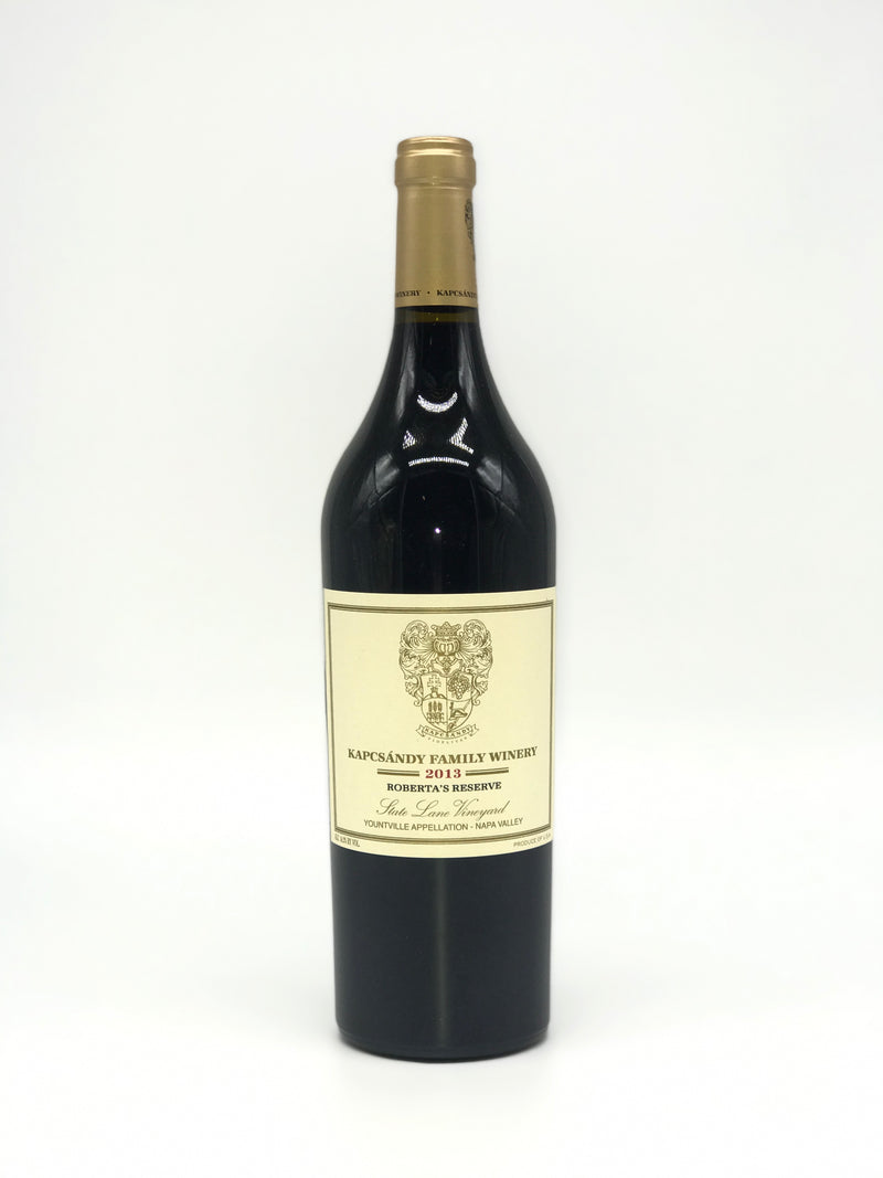 2013 Kapcsandy Family Winery, Roberta's Reserve, Yountville, Bottle (750ml)