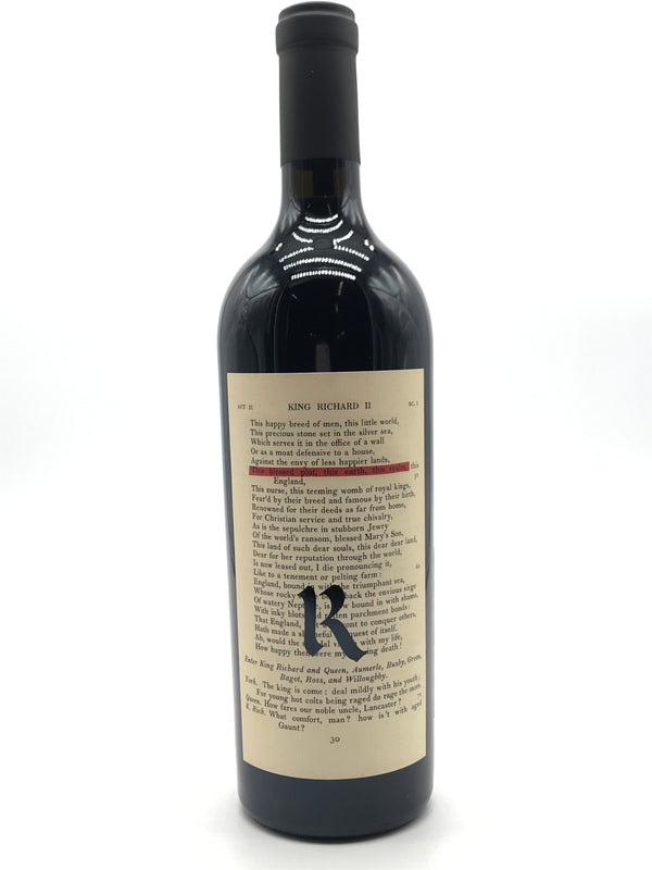 2019 Realm Cellars, The Bard, Napa Valley, Bottle (750ml)