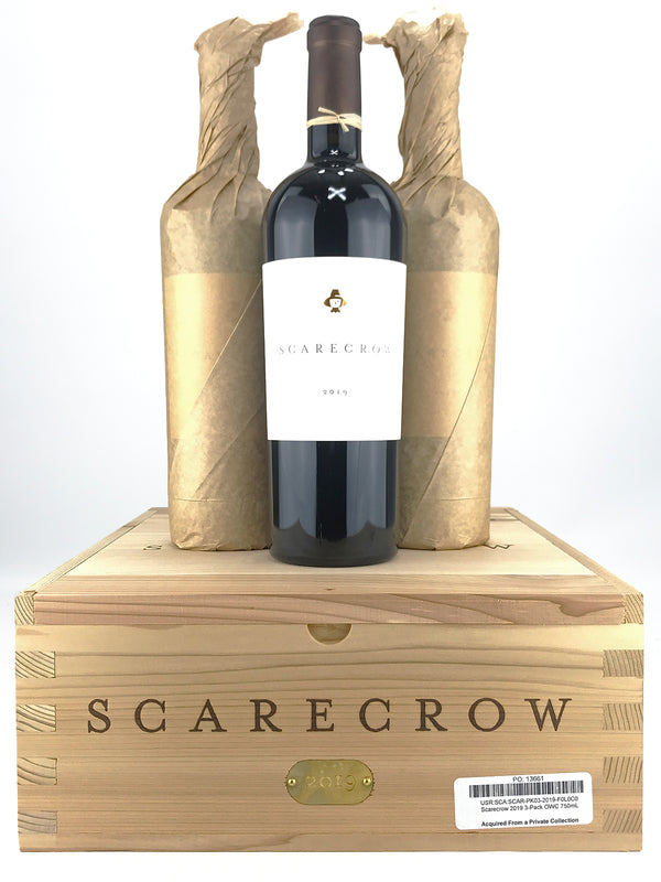 2019 Scarecrow, Cabernet Sauvignon, Rutherford, Case of 3 Btls