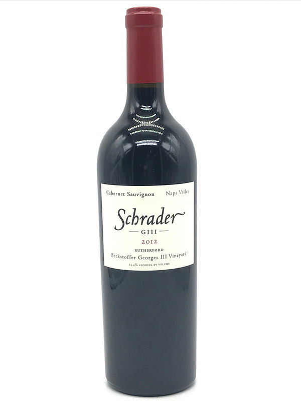 2012 Schrader Cellars, GIII Beckstoffer Georges III Vineyard Cabernet Sauvignon, Napa Valley, Bottle (750ml)