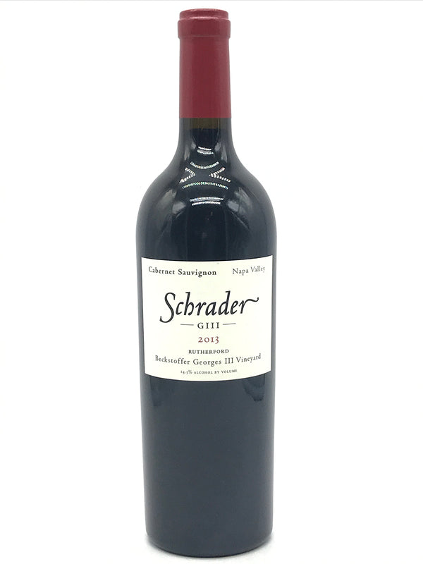 2013 Schrader Cellars, GIII Beckstoffer Georges III Vineyard Cabernet Sauvignon, Napa Valley, Bottle (750ml)
