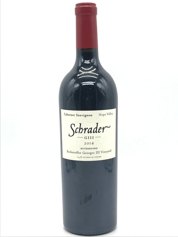 2014 Schrader, GIII Beckstoffer Georges III Vineyard Cabernet Sauvignon, Rutherford, Bottle (750ml)