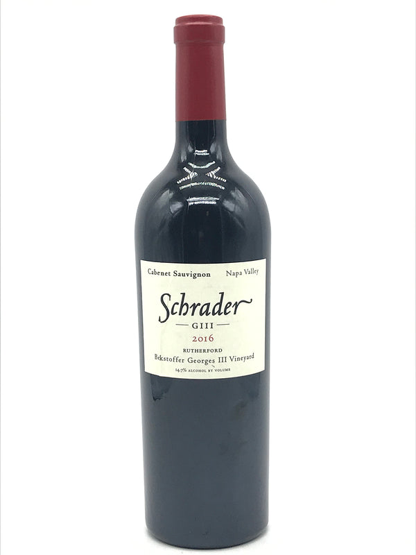 2016 Schrader Cellars, GIII Beckstoffer Georges III Vineyard Cabernet Sauvignon, Napa Valley, Bottle (750ml)