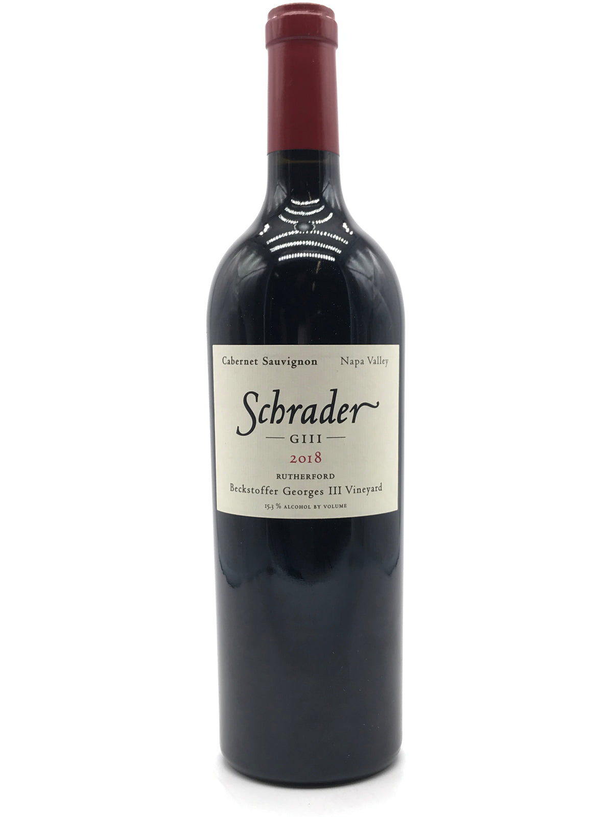 2018 Schrader Cellars, GIII Beckstoffer Georges III Vineyard Cabernet