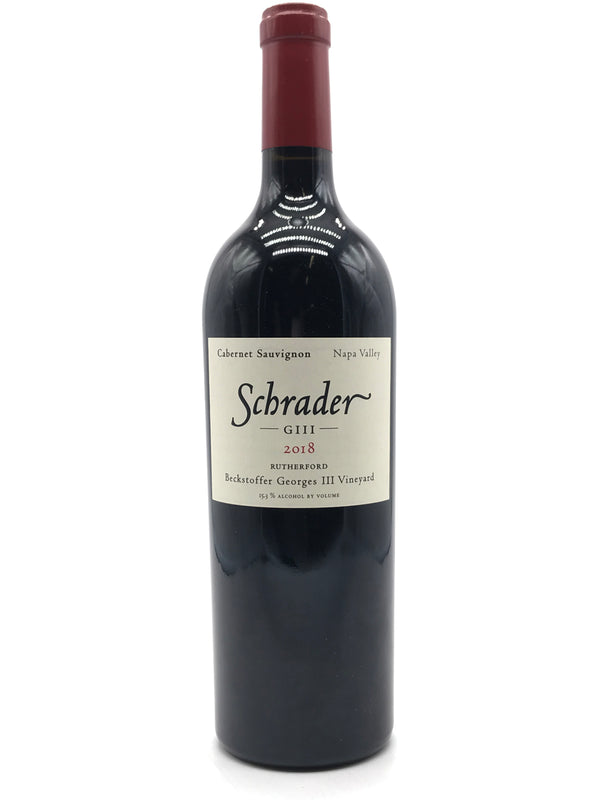 2018 Schrader Cellars, GIII Beckstoffer Georges III Vineyard Cabernet Sauvignon, Napa Valley, Bottle (750ml)