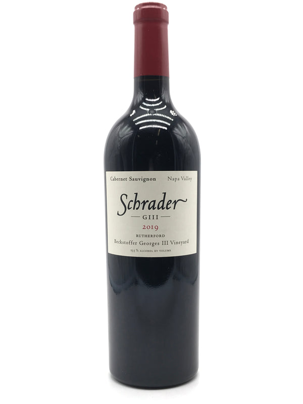 2019 Schrader Cellars, GIII Beckstoffer Georges III Vineyard Cabernet Sauvignon, Napa Valley, Bottle (750ml)