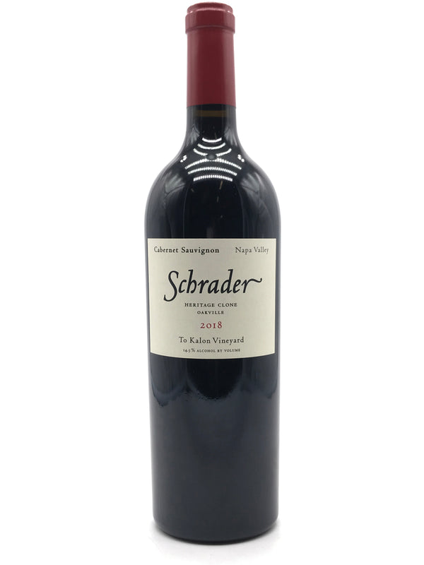 2018 Schrader Cellars, Heritage Clone To Kalon Vineyard Cabernet Sauvignon, Oakville, Bottle (750ml)