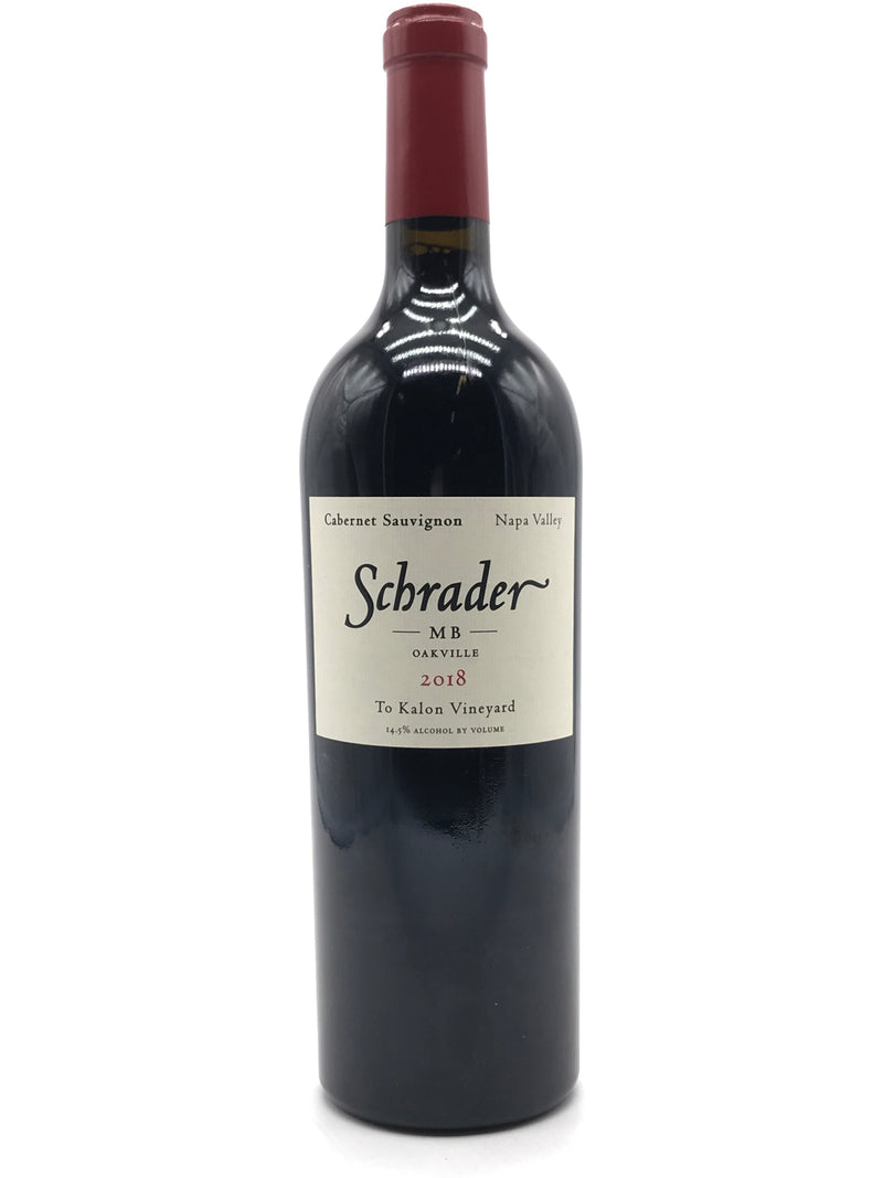 2018 Schrader, MB To Kalon Vineyard Cabernet Sauvignon, Oakville, Bottle (750ml)