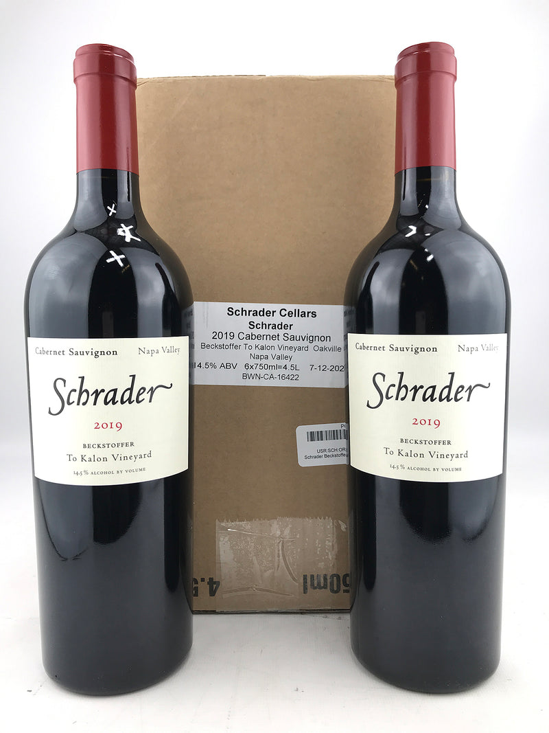 2019 Schrader Cellars, Beckstoffer To Kalon Vineyard Cabernet Sauvigno ...