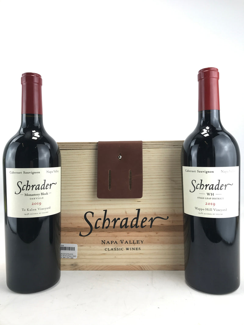 2019 Schrader Cellars, Cellar Assortment Case, California, Case of 6 btls [HC, CCS, RBS, WH, LPV, MB]