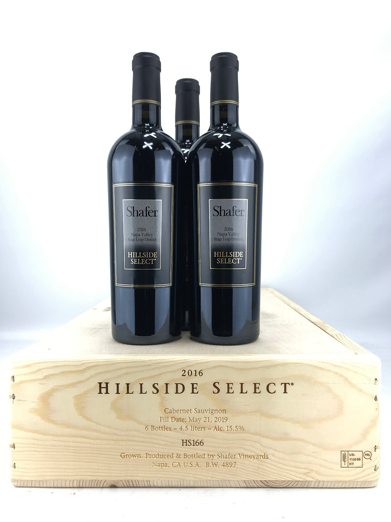 2016 Shafer, Hillside Select, Stags Leap District, Case of 6 btls