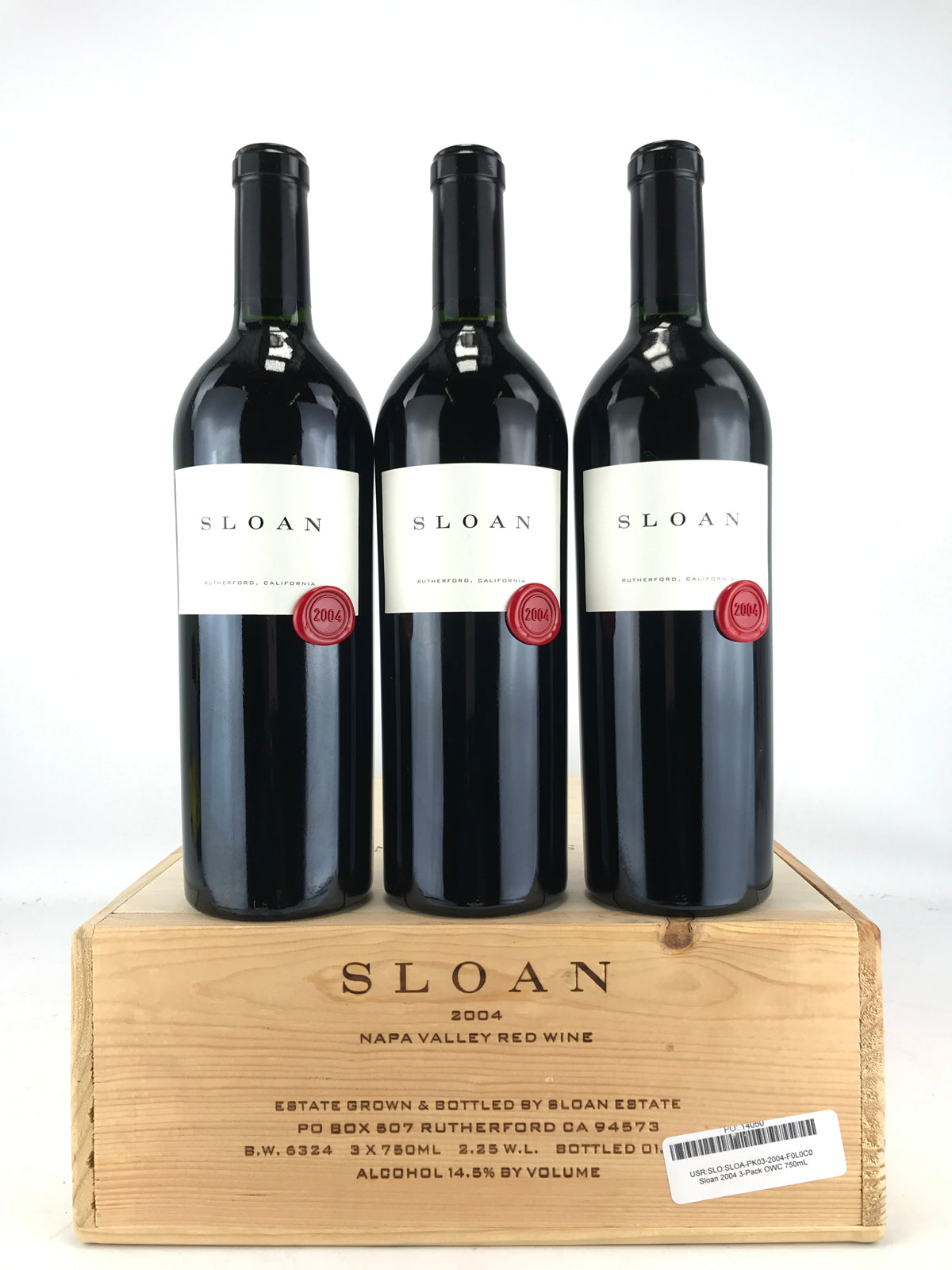 2004 Sloan, Proprietary Red, Rutherford, Case of 3 Btls, [Winery Direc