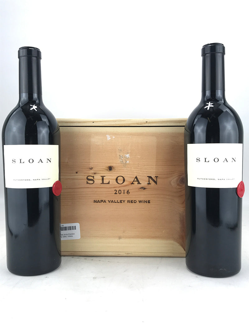 2016 Sloan, Proprietary Red, Rutherford, Case of 6 btls