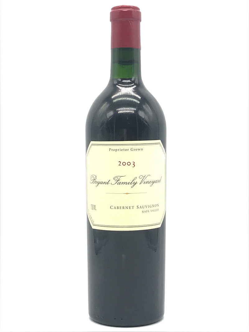 2003 Bryant Family Vineyard, Cabernet Sauvignon, Napa Valley, Bottle (750ml)